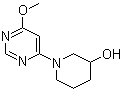 CAS # 1065484-29-8, 1-(6-Methoxy-4-pyrimidinyl)-3-piperidinol