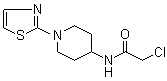 CAS # 1065484-54-9, 2-Chloro-N-[1-(2-thiazolyl)-4-piperidinyl]acetamide