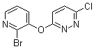 structure of CAS# 1065484-70-9, 3-[(2-溴-3-吡啶基)氧基]-6-氯哒嗪