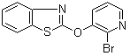 structure of CAS# 1065484-73-2, 2-[(2-溴-3-吡啶基)氧基]苯并噻唑