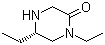 structure of CAS# 106576-36-7, (S)-1,5-Diethylpiperazin-2-one