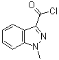 structure of CAS# 106649-02-9, 1-甲基-1H-吲唑-3-甲酰氯