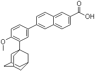 structure of CAS# 106685-40-9, Adapalene