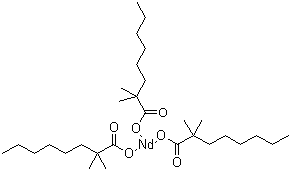 CAS # 106726-11-8, Neodymium neocaprate, Neodecanoic acid neodymium(3+) salt, Neodecanoic acid neodymium(3+) salt