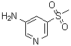structure of CAS# 1067530-19-1, 5-(甲基磺酰基)-3-吡啶胺