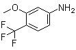 structure of CAS# 106877-20-7, 3-甲氧基-4-三氟甲基苯胺