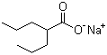 structure of CAS# 1069-66-5, 丙戊酸钠