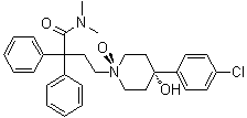 CAS # 106900-12-3, Loperamide oxide, trans-4-(4-Chlorophenyl)-4-hydroxy-N,N-dimethyl-alpha,alpha-diphenyl-1-piperidinebutanamide 1-oxide, R 58425