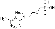 CAS # 106941-25-7, Adefovir, 9-[2-Phosphonylmethoxyethyl]adenine, 2-(6-Amino-9H-purin-9-yl)ethoxy]methylphosphonic acid