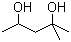 structure of CAS# 107-41-5, 2-甲基-2,4-戊二醇