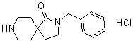 structure of CAS# 1070166-08-3, 2-苄基-2,8-二氮杂螺[4.5]癸烷-1-酮盐酸盐