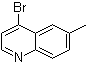 structure of CAS# 1070879-23-0, 4-Bromo-6-methylquinoline