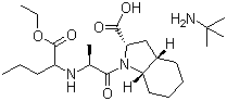 structure of CAS# 107133-36-8, Perindopril erbumine