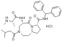 structure of CAS# 1071992-57-8, AT-406 盐酸盐