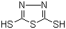 CAS # 1072-71-5, Bismuththiol, 1,3,4-Thiadiazole-2,5-dithiol, 2,5-Dimercapto-1,3,4-thiadiazole, DMTD