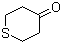 structure of CAS# 1072-72-6, Tetrahydrothiopyran-4-one