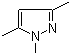 structure of CAS# 1072-91-9, 1,3,5-Trimethylpyrazole