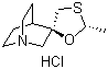 structure of CAS# 107220-28-0, Cevimeline hydrochloride