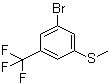 CAS # 1072944-92-3, 1-Bromo-3-(methylthio)-5-(trifluoromethyl)benzene