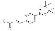 CAS 登录号：1072944-97-8, (2E)-3-[4-(4,4,5,5-四甲基-1,3,2-二氧硼杂环戊烷-2-基)苯基]-2-丙烯酸