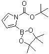 structure of CAS# 1072944-98-9, 1-(叔丁氧羰基)-1H-吡咯-2-硼酸频哪醇酯