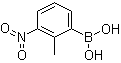 structure of CAS# 1072945-60-8, (2-Methyl-3-nitrophenyl)boronic acid