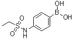 structure of CAS# 1072945-62-0, 4-(Ethylsulfonylamino)phenylboronic acid