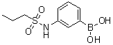 CAS 登录号：1072945-64-2, [3-[(丙基磺酰基)氨基]苯基]硼酸