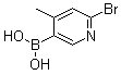 CAS 登录号：1072945-75-5, (6-溴-4-甲基-3-吡啶基)硼酸