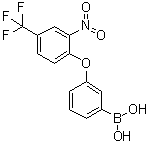 CAS 登录号：1072945-94-8, [3-[2-硝基-4-(三氟甲基)苯氧基]苯基]硼酸