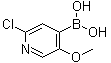 CAS # 1072945-98-2, (2-Chloro-5-methoxy-4-pyridinyl)boronic acid