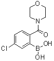 structure of CAS# 1072946-43-0, [5-氯-2-(4-吗啉基羰基)苯基]硼酸