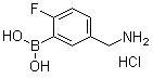 CAS # 1072946-46-3, 5-(Aminomethyl)-2-fluorophenylboronic acid hydrochloride