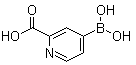 CAS 登录号：1072946-59-8, 4-硼酸基-2-吡啶羧酸