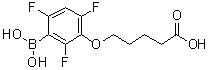 CAS # 1072946-61-2, (3-Borono-2,4,6-trifluorophenoxy)pentanoic acid