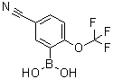 CAS 登录号：1072946-64-5, [5-氰基-2-(三氟甲氧基)苯基]硼酸