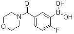 structure of CAS# 1072951-41-7, [2-氟-5-(4-吗啉基羰基)苯基]硼酸
