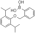 structure of CAS# 1072951-64-4, [2-[[2,6-二(异丙基)苯氧基]甲基]苯基]硼酸
