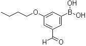structure of CAS# 1072951-70-2, (3-丁氧基-5-甲酰基苯基)硼酸