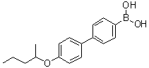 structure of CAS# 1072951-79-1, [4'-(1-甲基丁氧基)[1,1'-联苯]-4-基]硼酸