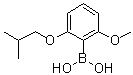 structure of CAS# 1072951-97-3, 2-异丁氧基-6-甲氧基苯硼酸