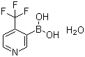 structure of CAS# 1072952-32-9, [4-(三氟甲基)-3-吡啶基]硼酸水合物
