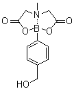 structure of CAS# 1072960-82-7, 2-(4-(羟基甲基)苯基)-6-甲基-1,3,6,2-二氧氮杂硼杂环辛烷-4,8-二酮