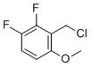 CAS # 1073435-67-2, 2,3-Difluoro-6-methoxybenzyl Chloride, 3-(chloromethyl)-1,2-difluoro-4-methoxybenzene