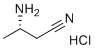 structure of CAS# 1073666-54-2, (S)-3-氨基丁腈盐酸盐