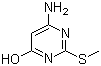 structure of CAS# 1074-41-5, 2-甲硫基-4-氨基-6-羟基嘧啶