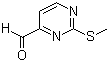 structure of CAS# 1074-68-6, 2-甲硫基嘧啶-4-甲醛