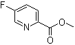 structure of CAS# 107504-07-4, 5-Fluoropyridine-2-carboxylic acid methyl ester
