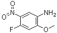 structure of CAS# 1075705-01-9, 4-Fluoro-2-methoxy-5-nitroaniline
