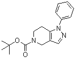 CAS 登录号：1075729-08-6, 1-苯基-1,4,6,7-四氢吡唑并[4,3-c]吡啶-5-羧酸叔丁酯